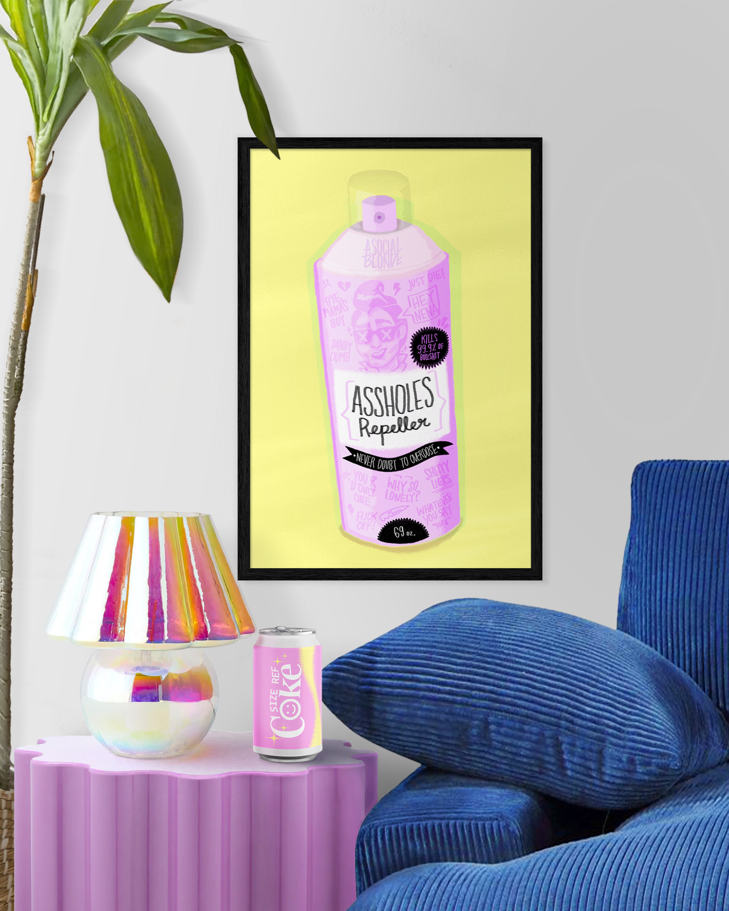 Assholes Repeller Large Poster