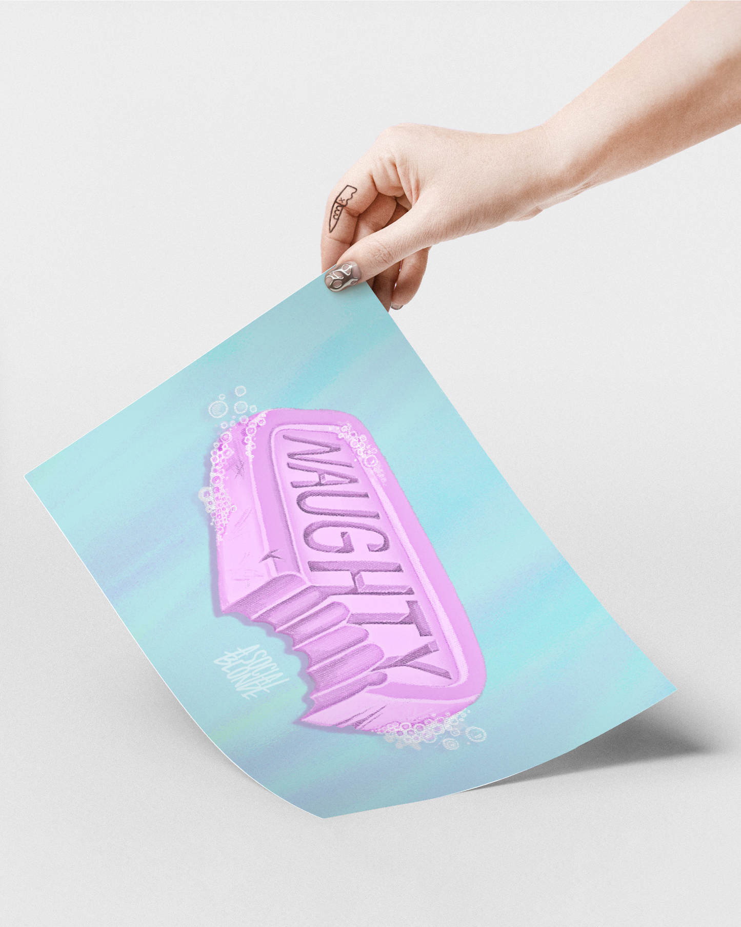 Naughty Soap Medium Poster