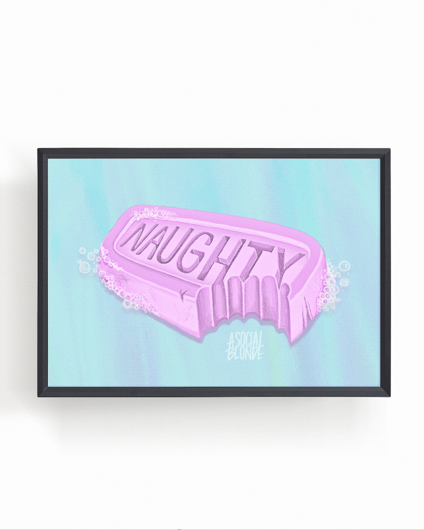 Naughty Soap Medium Poster