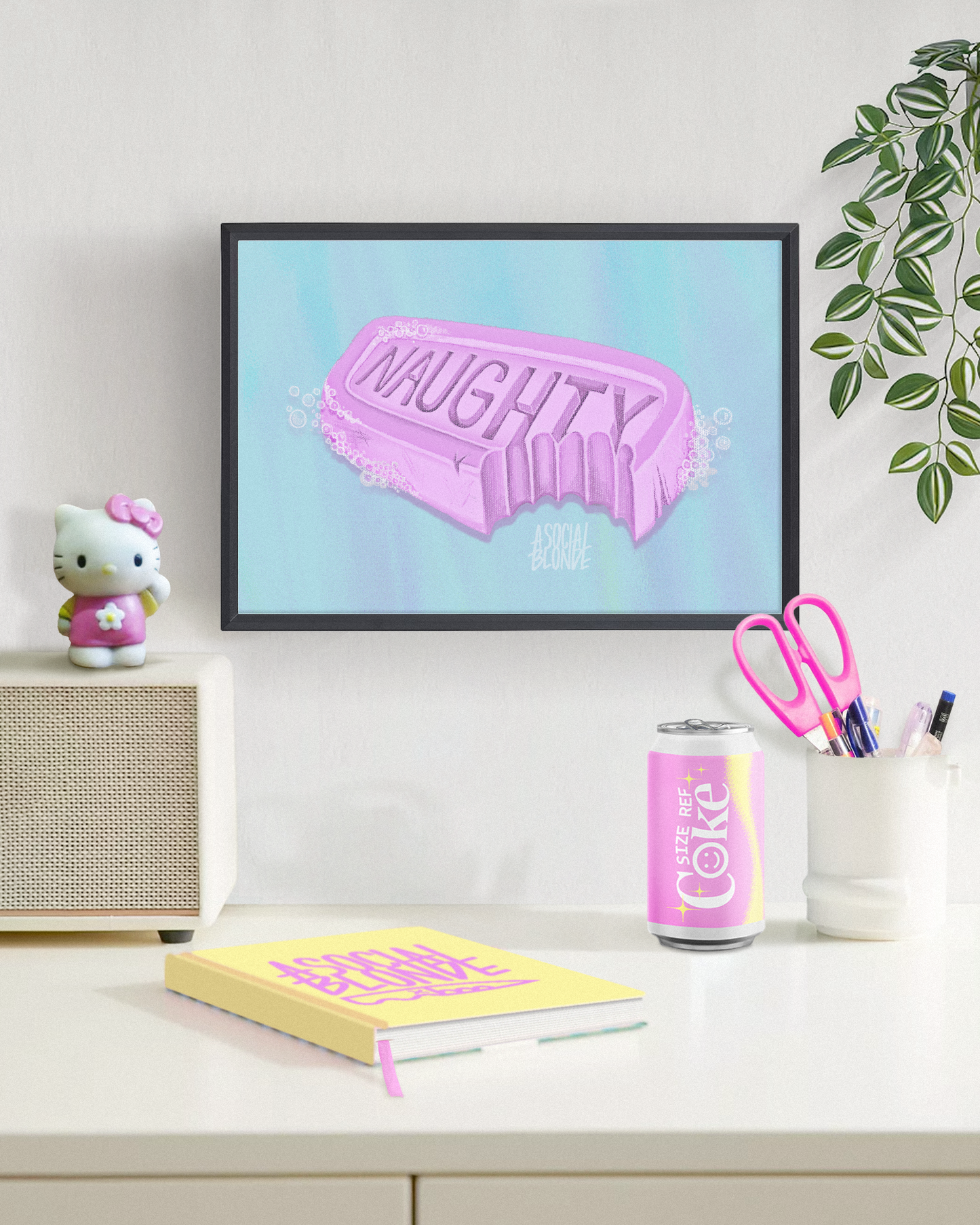 Naughty Soap Medium Poster